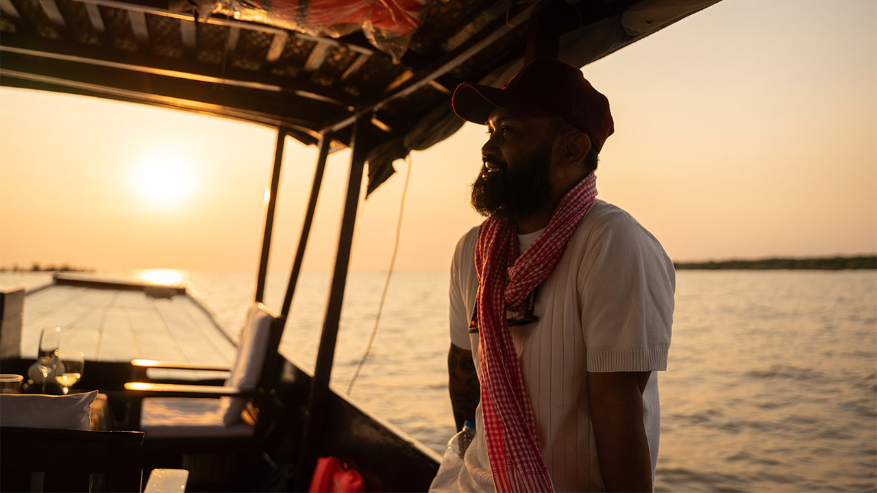 Sunset canapés cruise